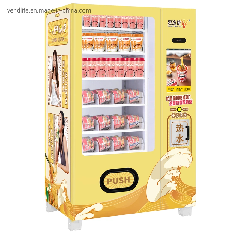 Vendlife Money Counting Machine Safe Automatic Combo Snack Instant Noodles Pizza New Coffee Vending Machine Food Machinery Maquina