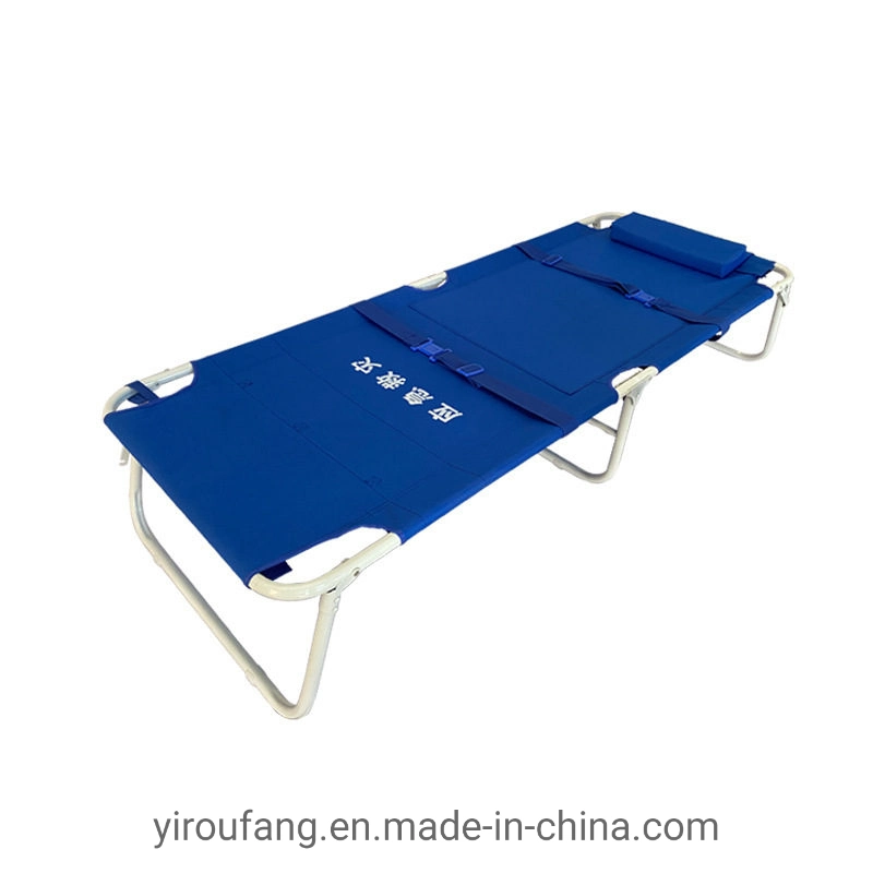 Outdoor Ultralight Compact Travel Aluminum Metal Emergency Relief Folding Bed, Adjustable Height Portable Sleeping Folding Camping Cot