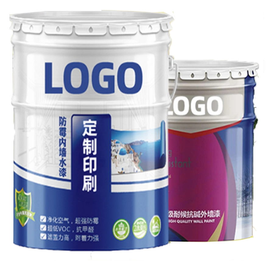 Wholesale Custom Food Grade PP 18L Plastic Paint Pails Metal Bucket