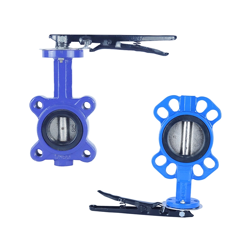 Low Price 3 Inch DN50 Pn16 Handle Operated Worm Gear DN50-1000mm Nominal Diameter Wafer Butterfly Valve