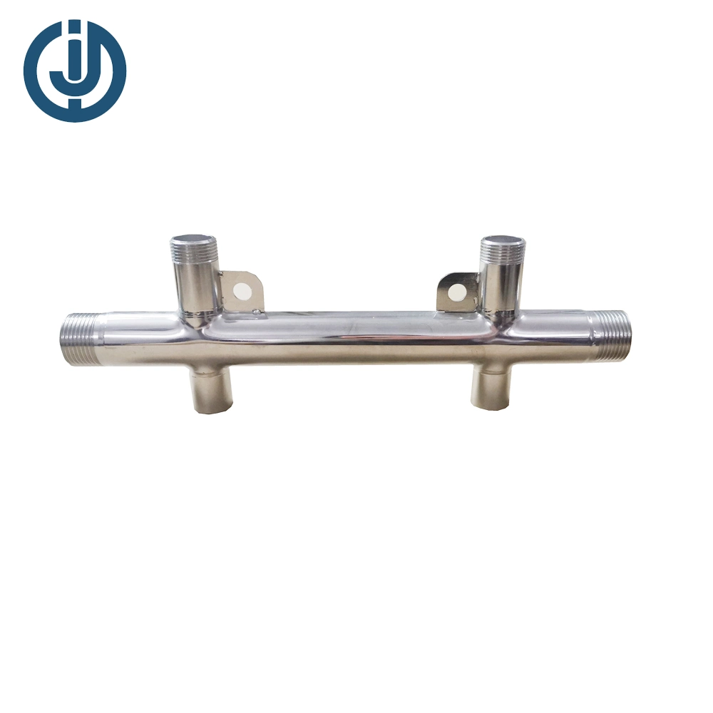 Stainless Steel Hygienic Tri-Clamp 6 Ports Unstandard Manifold with Multi-Branch Pipe