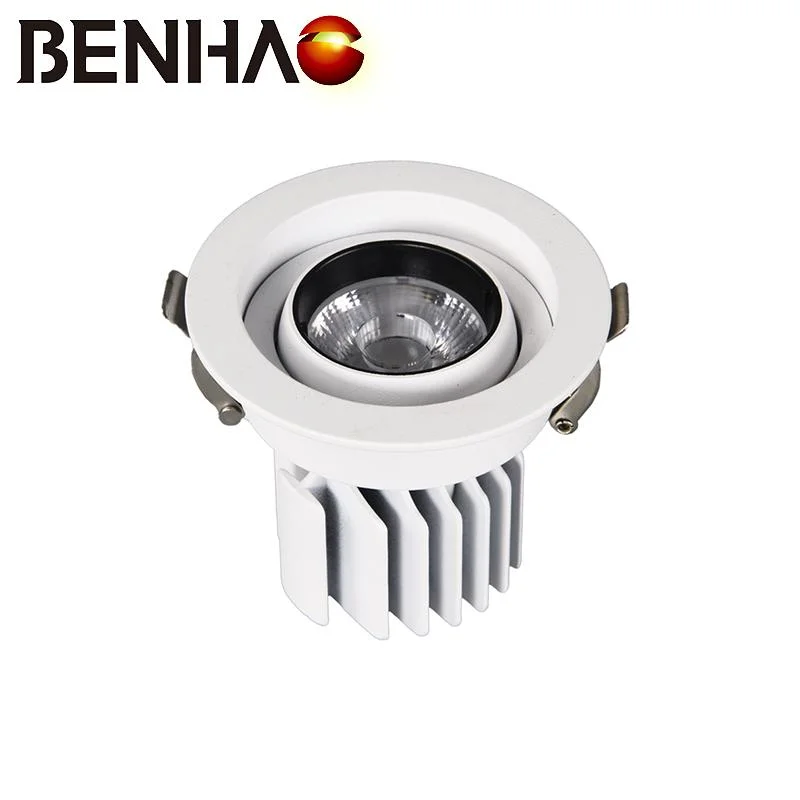 Comercio al por mayor de la luz de techo rebajado de mazorca fino borde antirreflectante de Salón Home Downlight LED