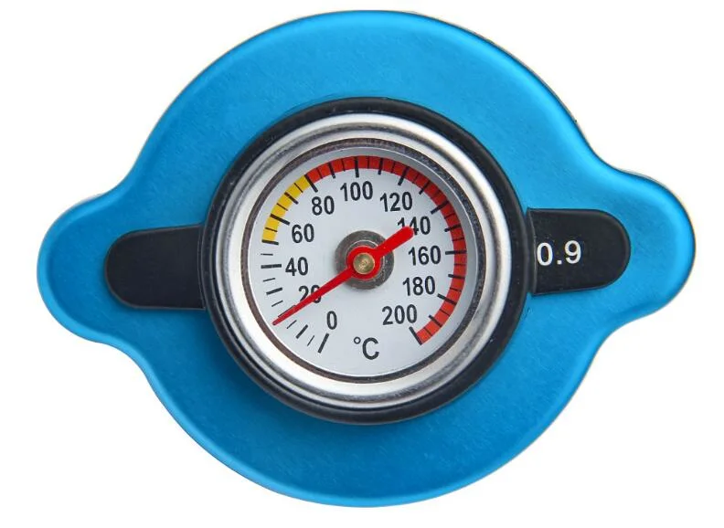 Safe Thermo Radiator Cap with Water Temp Gauge 1.1/1.3/0.9 Bar