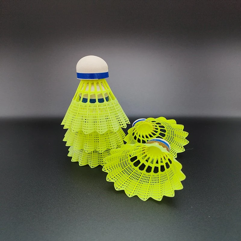 Super Quality Nylon Shuttlecock Sandwich Cork 6 PCS for One Tube Same as Mavis 350 Badminton