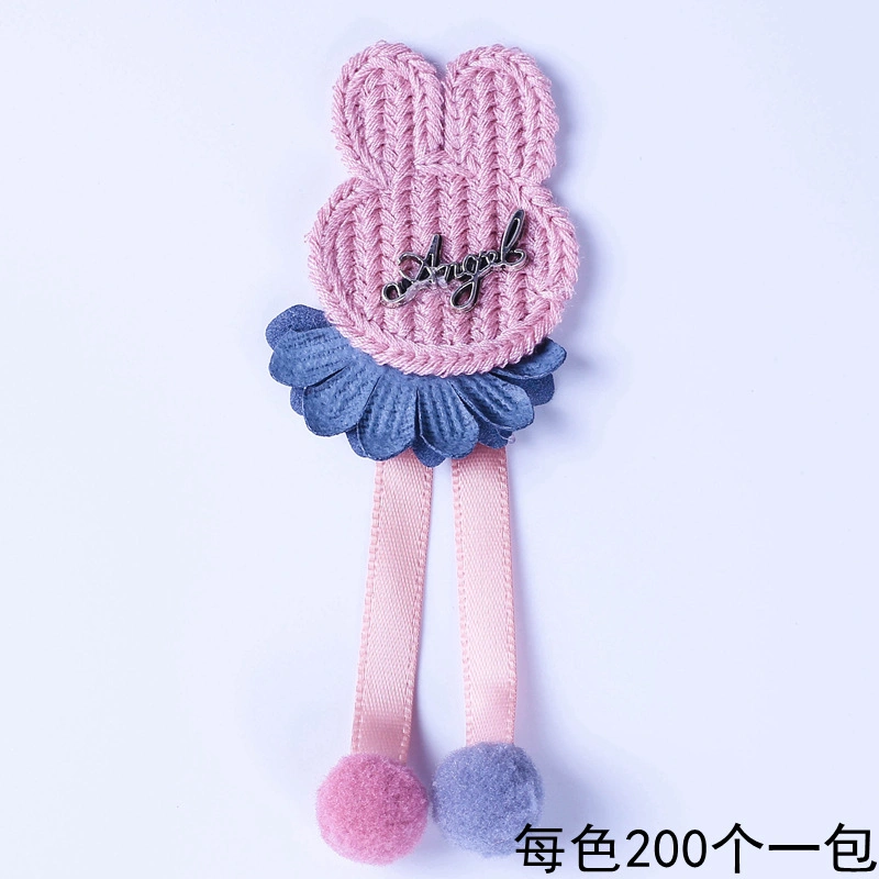 Korean Version Children's Wool Flower Headdress Accessories Winter Style Knitted Hats Clothing Cloth