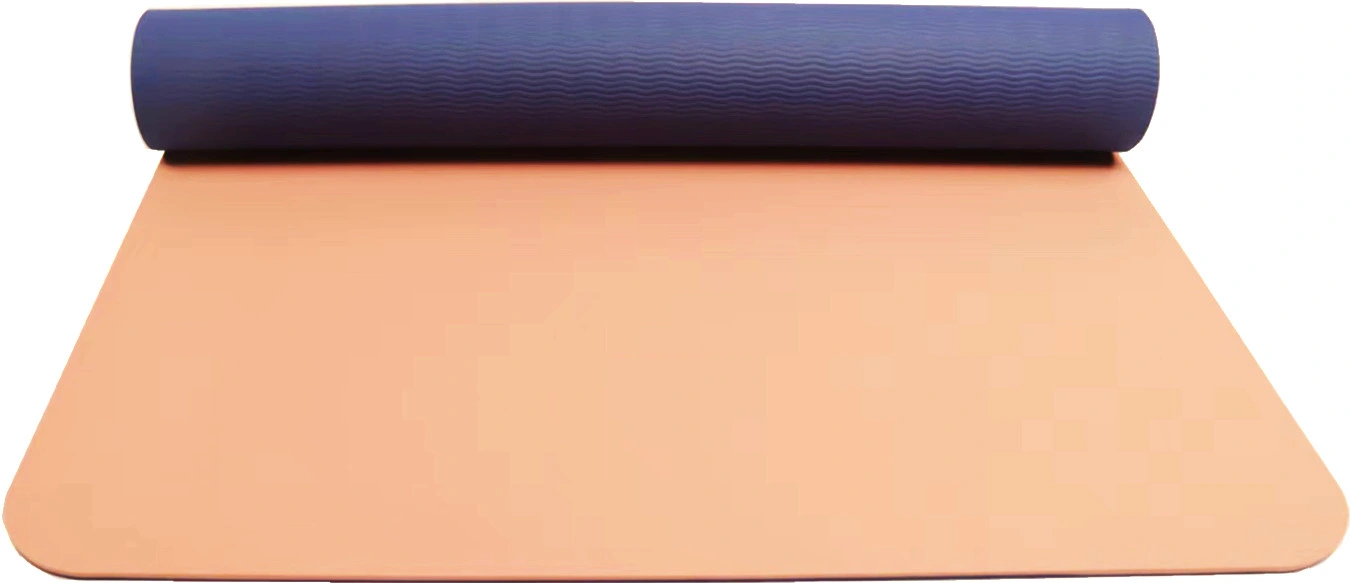 Impresión personalizada Eco Friendly caucho Non Slip Kids 6mm Doble Capa TPE Yoga Mat dos Color Mat ejercicio