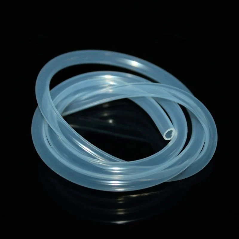 Haut transparent flexible en silicone de qualité médicale 0.5mm Tubes en caoutchouc silicone souple