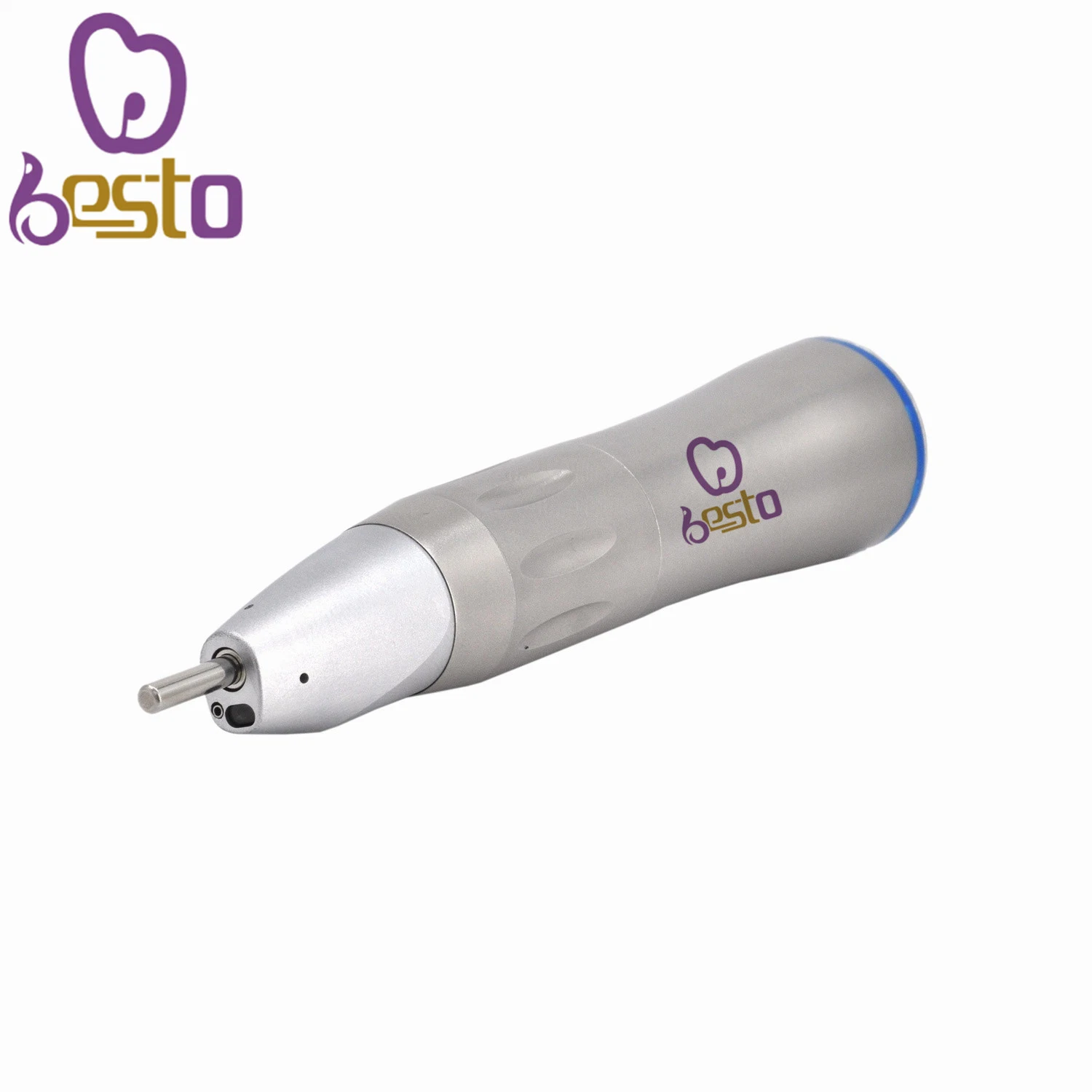 Dent Inner Water Straight Low Speed Dental Handpiece with LED Optical Fiber for Surgical Implant