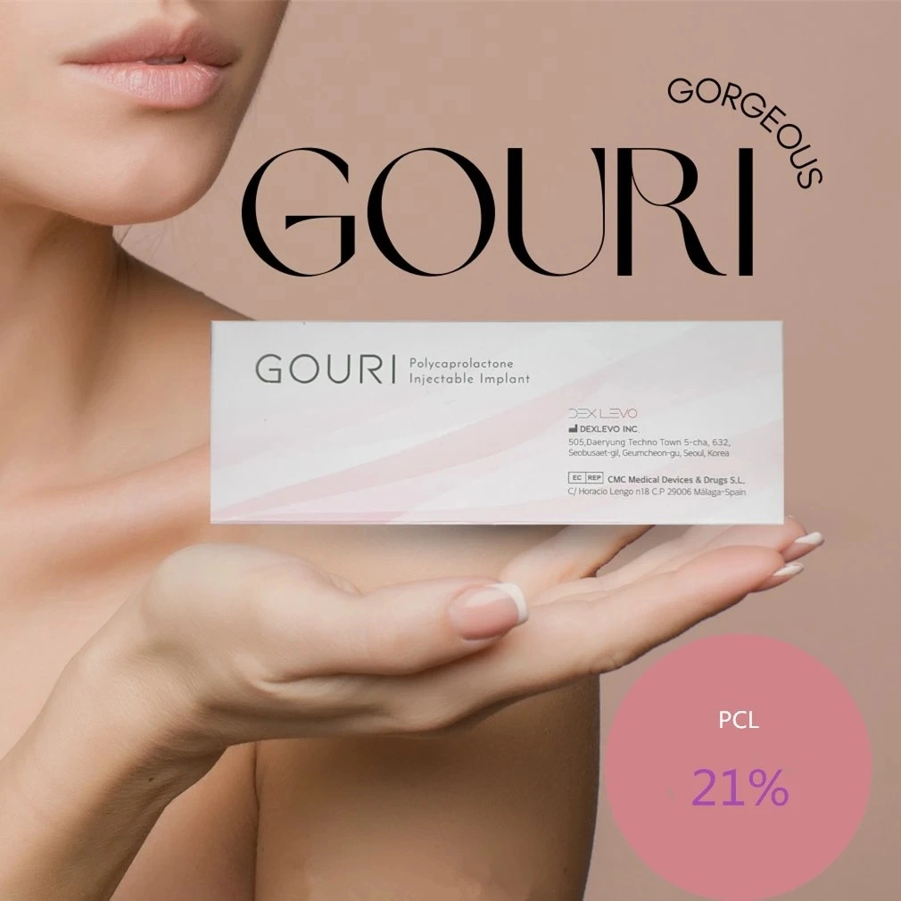 Certification CE Gouri entièrement liquide PCL Collagen Filler effet immédiat Face Polycaprolactone Implant injectable de levage