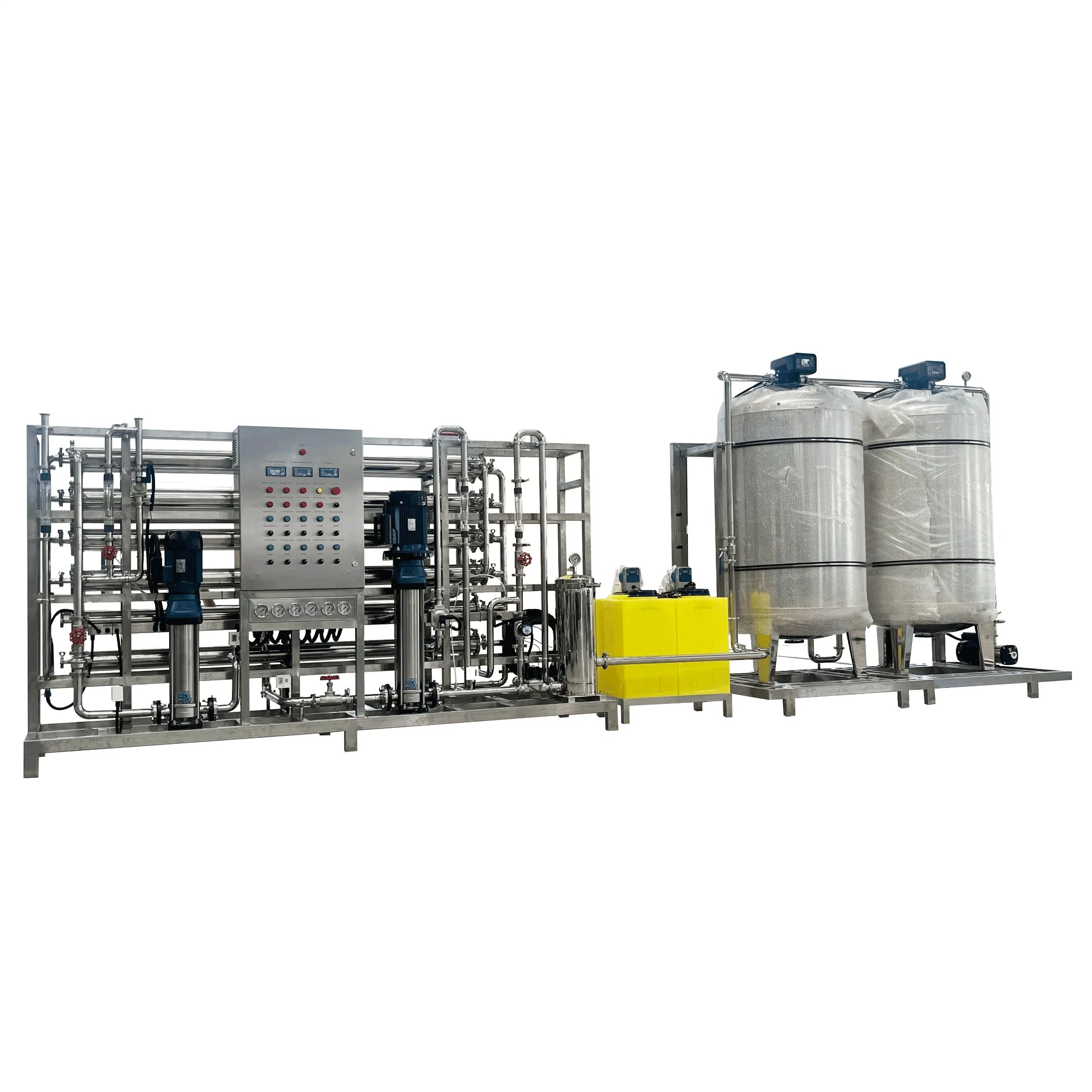 Double Pass RO System Industrial Pure Water Treatment Reverse Osmosis Desalination Plant