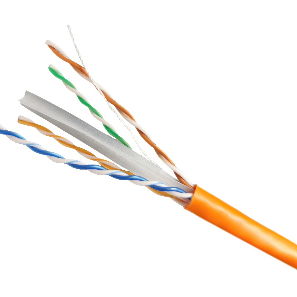 UTP CAT6 Copper/CCS Conductor HDPE Insulated Separator PVC /PE/Lszhjacket LAN Cable