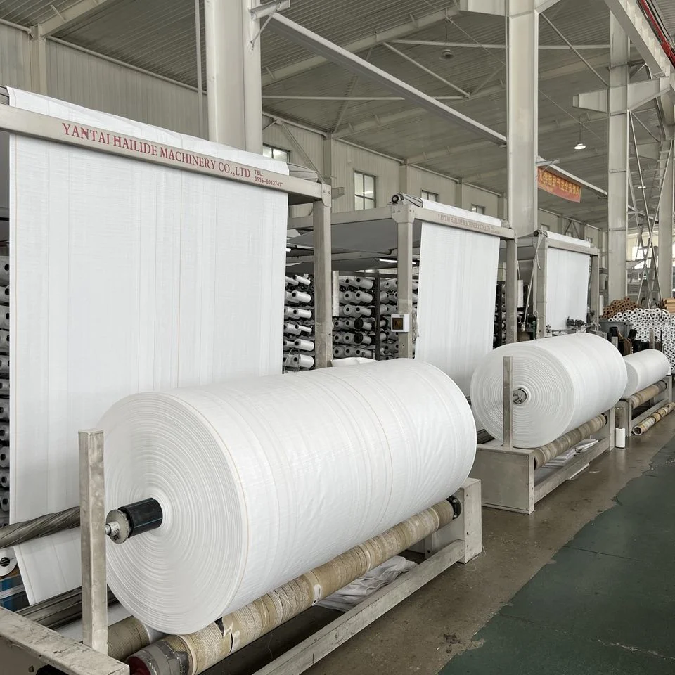 Chinese PP Woven Polypropylene Fabric Bulk Tubular Bag Corrosion Resistance Good Flexibility PP Woven Fabric Rolls