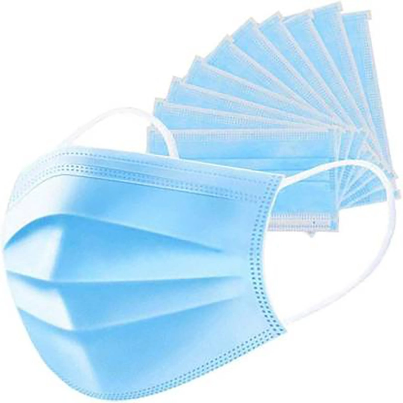 Bfe 99% Nonwoven 3 Ply Disposable Face Mask Medical Surgical Mask Level 3