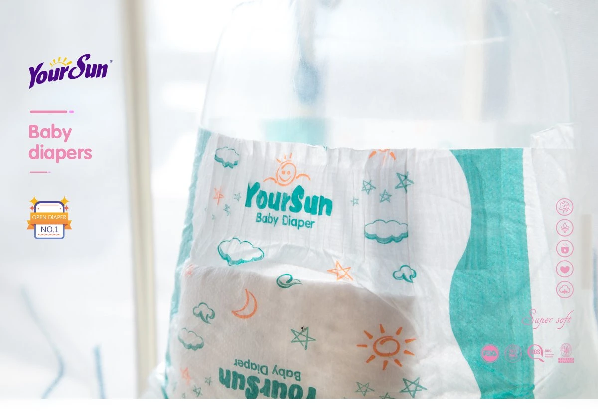 Hot Sale Baby Diaper High Absorbency Pampes Quality Dry Surface Infant Children Use Factory Price Baby Care