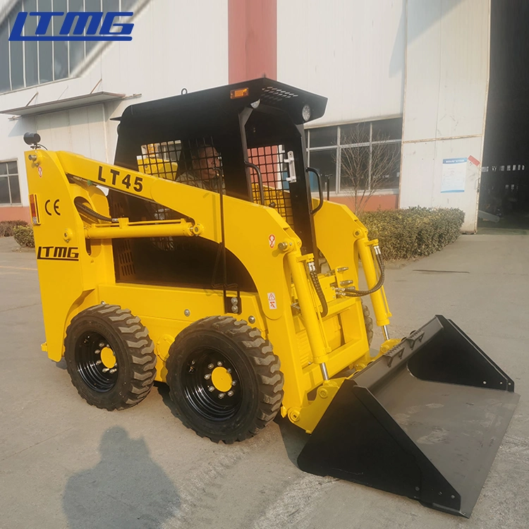 Ltmg Skid Steer China Mini Price 1500kgs 75hp Wheel Loaders Skidsteer Loader