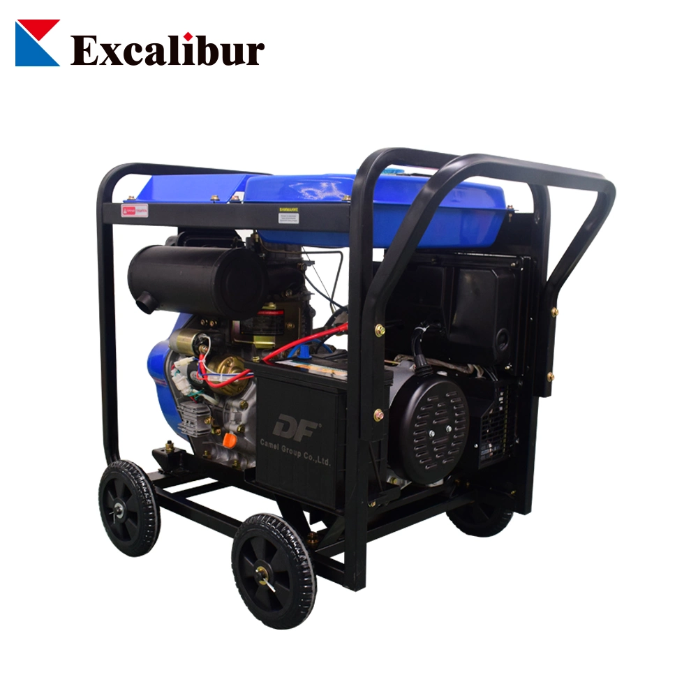 Four Wheels Diesel Welding Generator Set