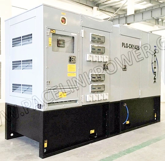 130kVA Cummis Powered Soundproof Diesel Generating Set with Ce/ ISO Economic Grey