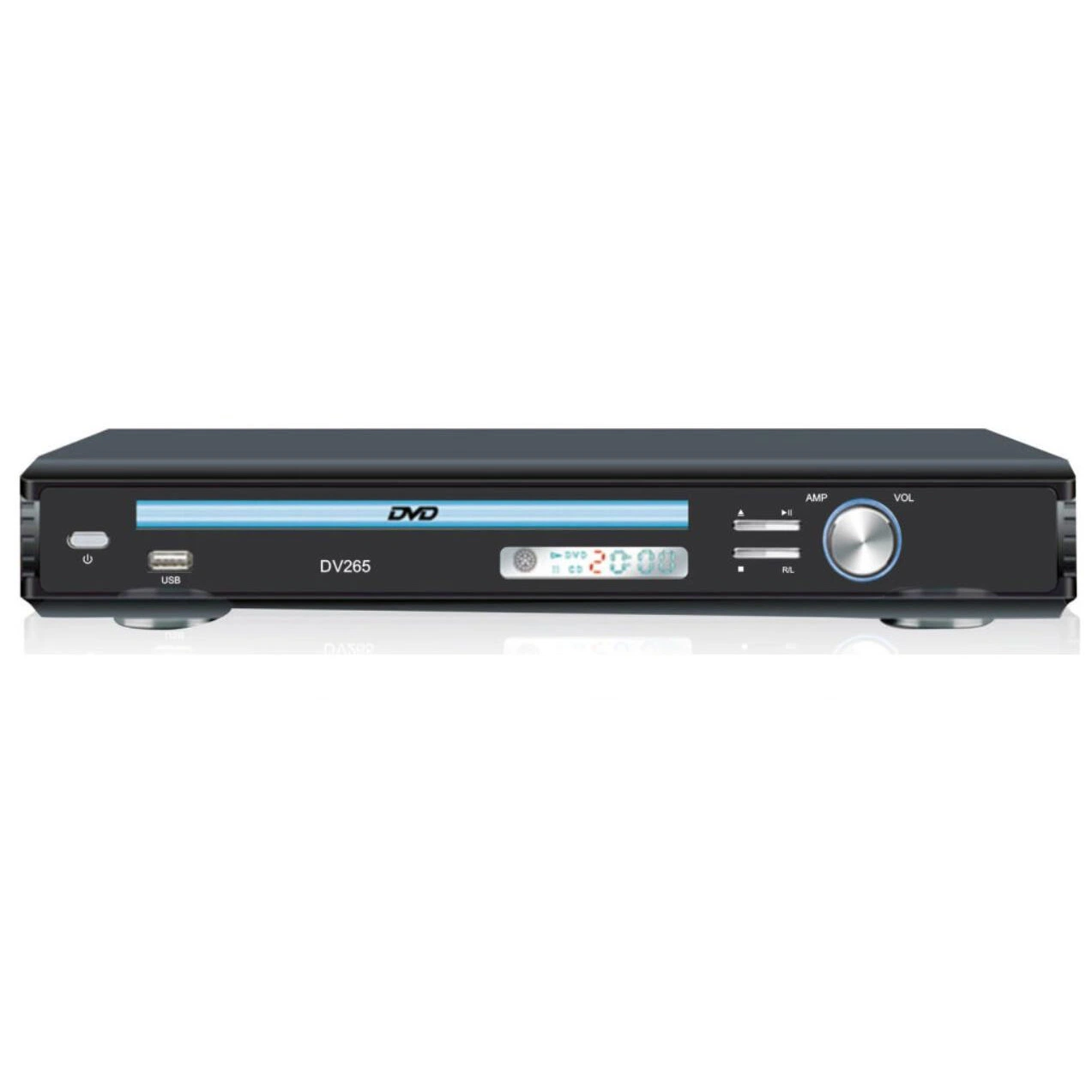 Home Theater DVD Player with USB/SD/HDMI Inputs and Outputs