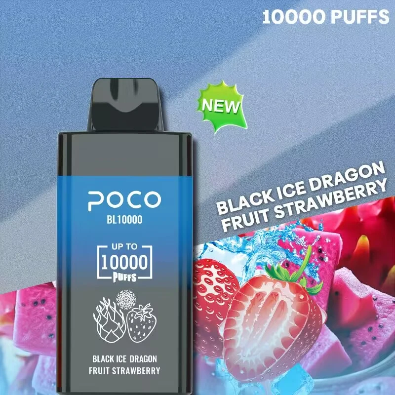 10000puffs poco Bl10000 VAPE barra malla espiral flujo de aire ajustable desechable VAPE recargable