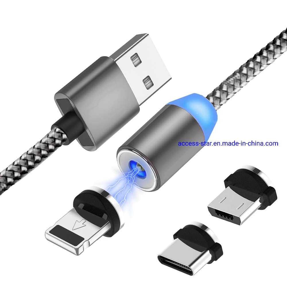 3 in 1 Magnetic USB Cable for Mobile Accessories