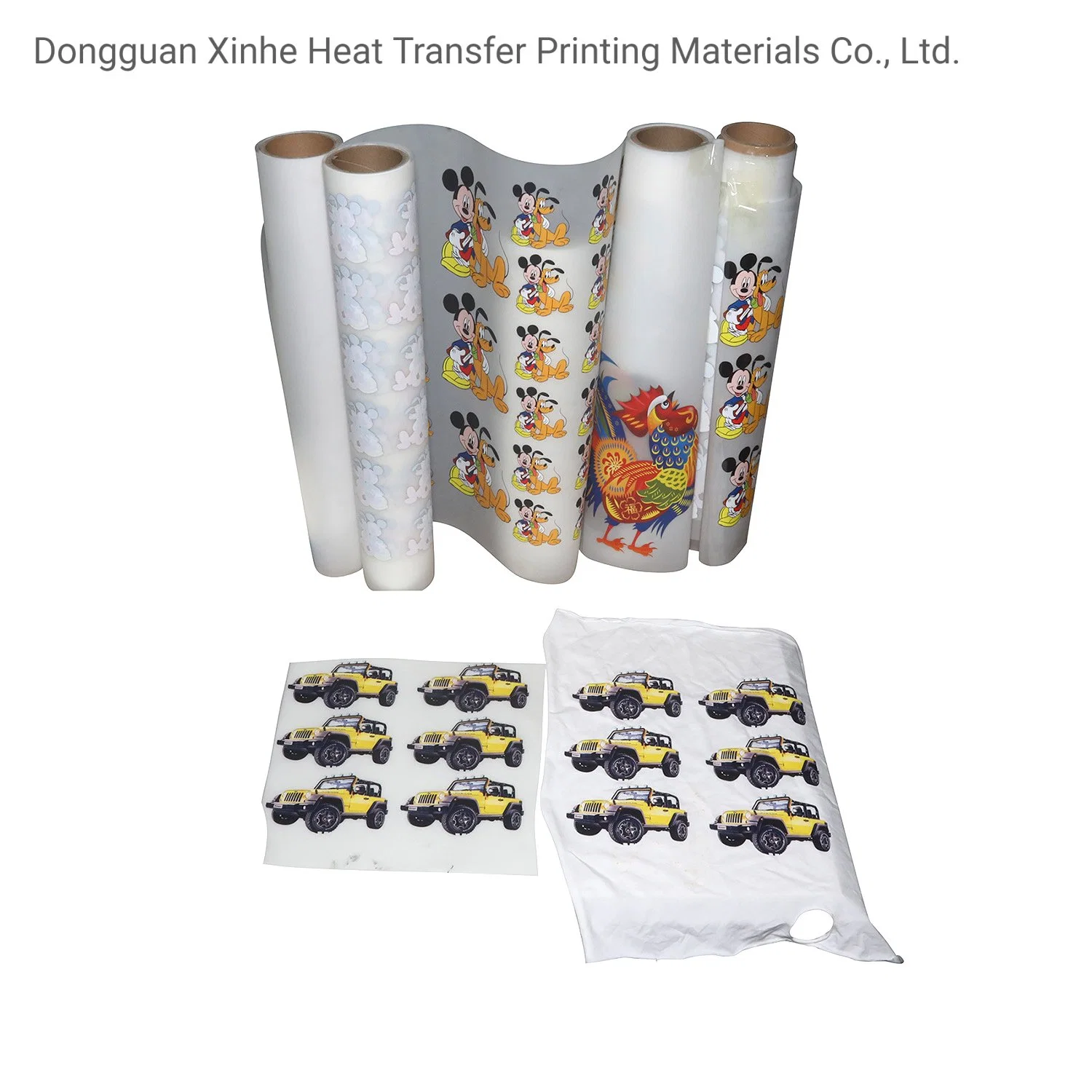 Polyester Film for Heat Transfer Printing Label Digital Printing Textile Pigment Ink Epson Printer Automatic Printing Solution