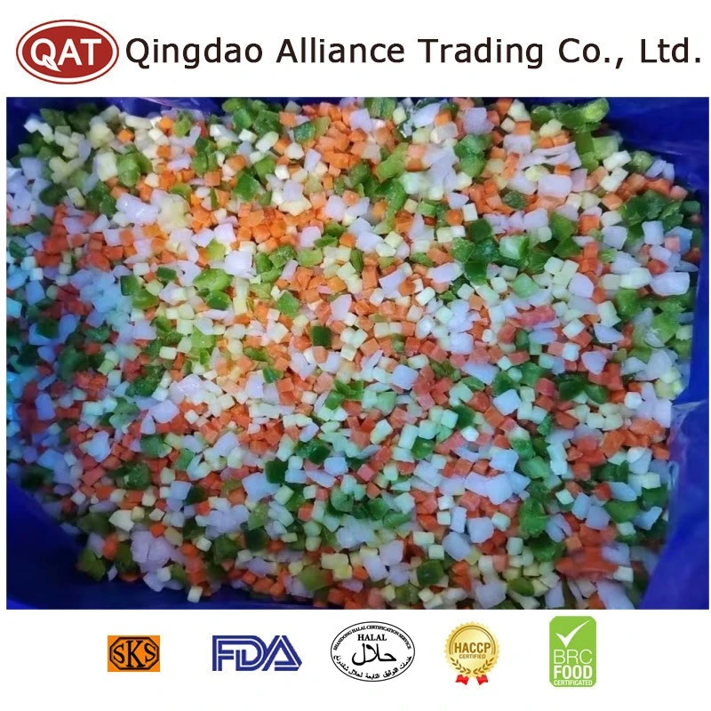 New Season Frozen Mixed Vegetables IQF Blend Crop Vegetables Various with IQF Potato/Carrots/Broccoli Rice/Cauliflower/Onion for Exporting