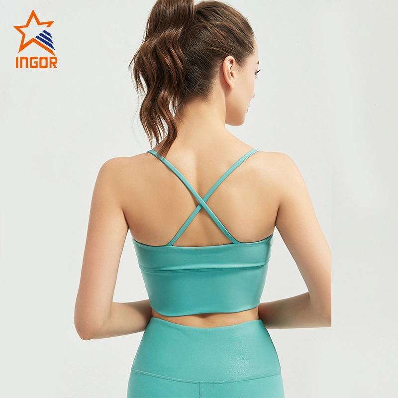 Ingor Sportswear mujeres Activewear Fabricante ropa China Gimnasio Deportes Yoga Ropa de entrenamiento Tracksuit