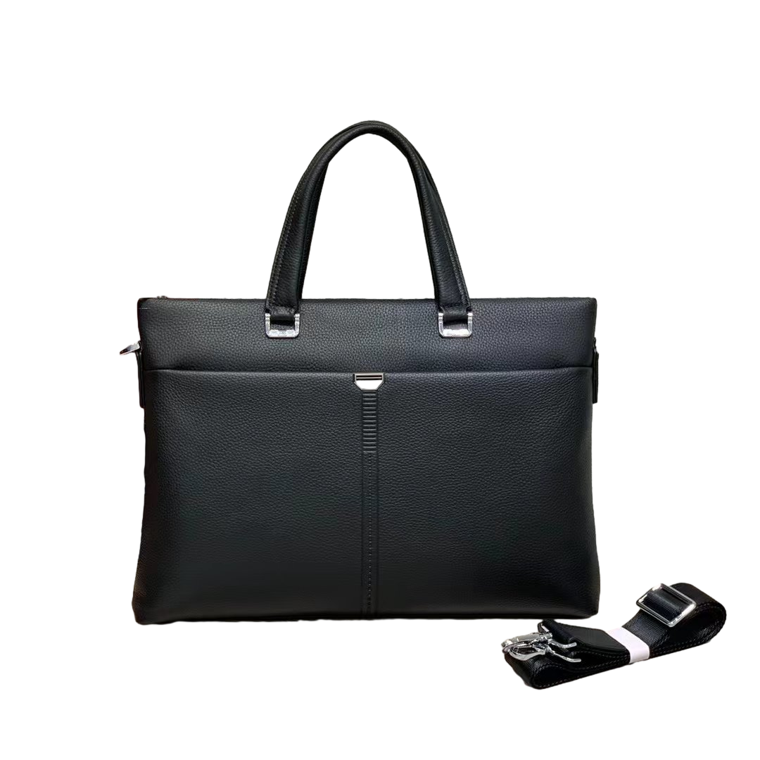 Genuine Leather Office Male Shoulder Handbag Tote Man Bag
