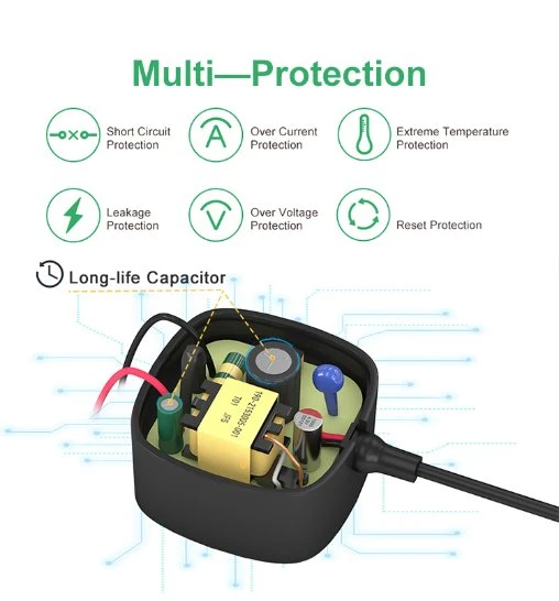 Level VI Battery Charger 8.4V 1A AC DC Adapter Us Plug UL FCC Approved 8V 12V Power Adapter