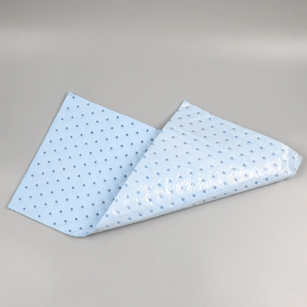 Latex Free 30 X 60 Cm Disposable Anti Leakage Film and Anti-Skid Highly Absorbent Operating Theatre Floor Mat