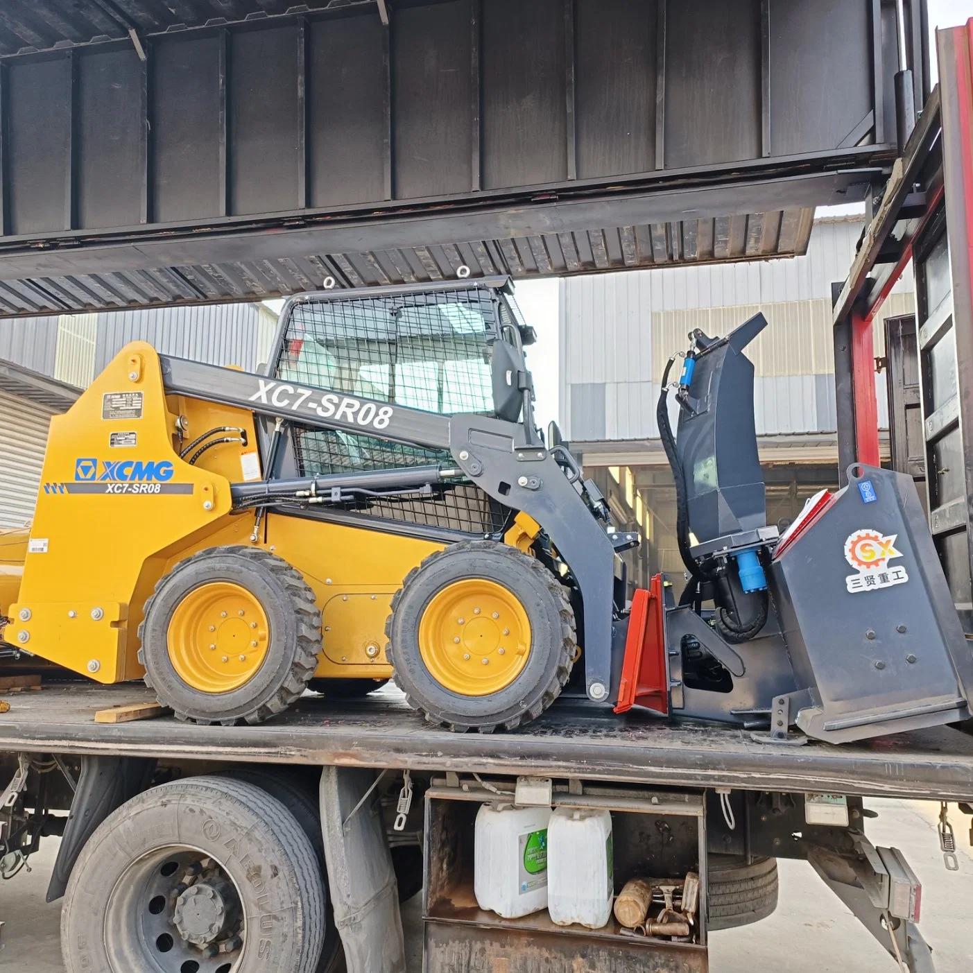 New Skid Steer Loader with Snow Blower Skid Loader Snow Blower Attachment