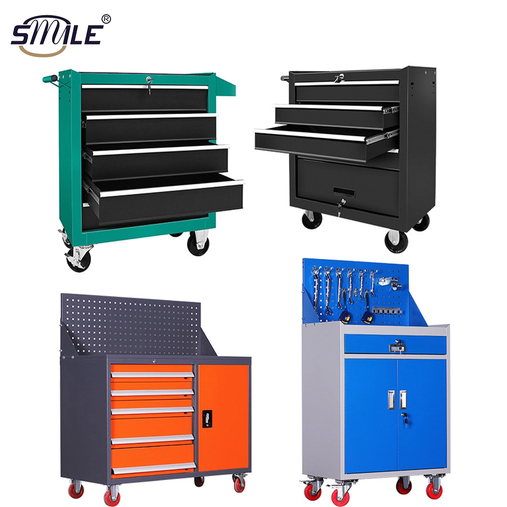 Rack de stockage de voiture avec chariot pour outils de réparation Smiletech