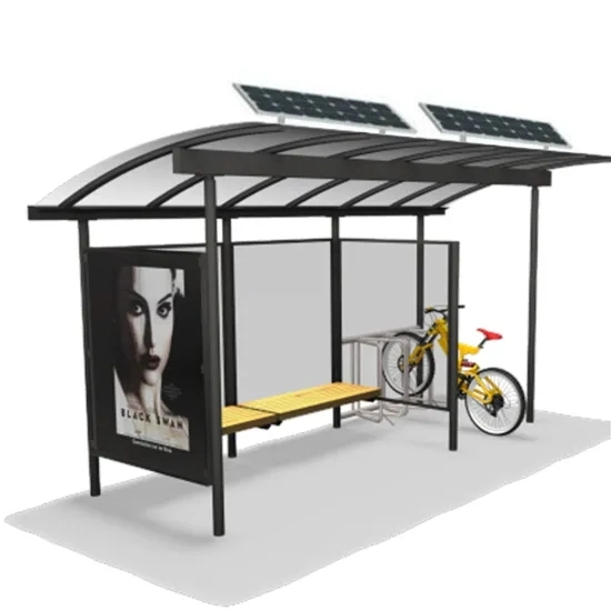 OEM Stainless Steel Solar Bus Shelter Canopy