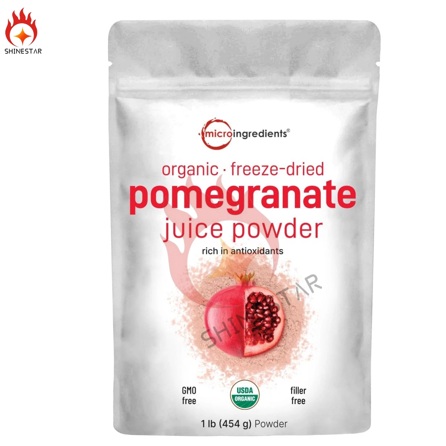 Food Organic Freeze-Dried Fruit Juice Vegetable Powder Plastic Packaging Bag for Bakery