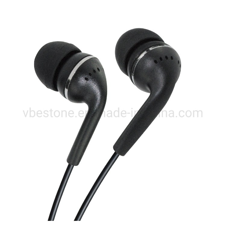 Wholesale/Supplier Cheap Earpiece Disposable 10mm Speaker Wired Stereo in-Ear Earphone for Airline/Conference/Bus/Travelling Use