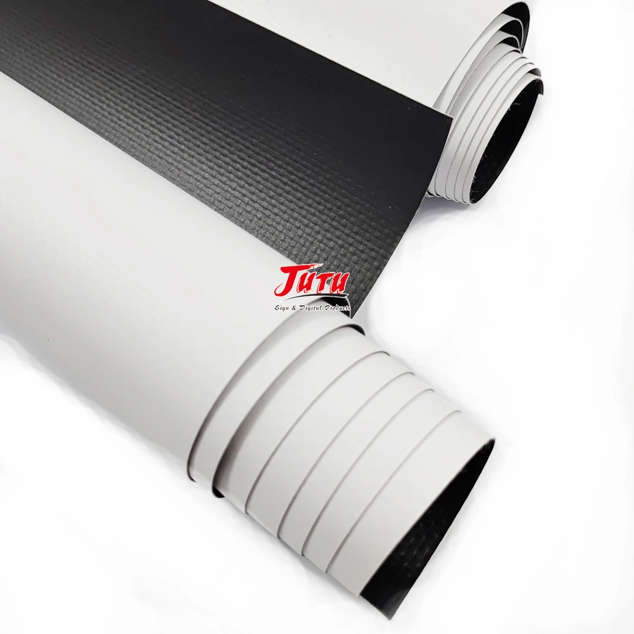 Hergestellt in China Beispiel zur Verfügung gestellt Werbematerial laminiert Frontlit PVC Flex-Banner