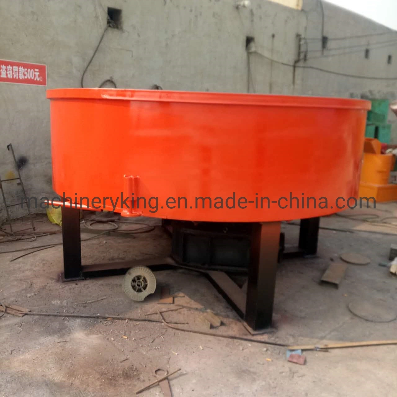 Wheel Mixer Edge Runner Mill Grinding Charcoal Powder Making Machine