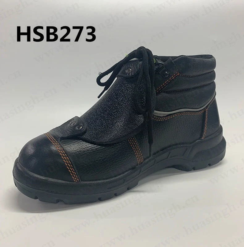 ZH, fábrica de hierro fundido Anti-Corrosion botas de seguridad para hombres Calzado de seguridad botas de soldadura HSB273