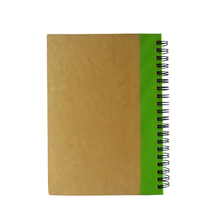 Papel Kraft Cobrir Papelaria produto Notebook com caneta logotipo personalizado imprimindo