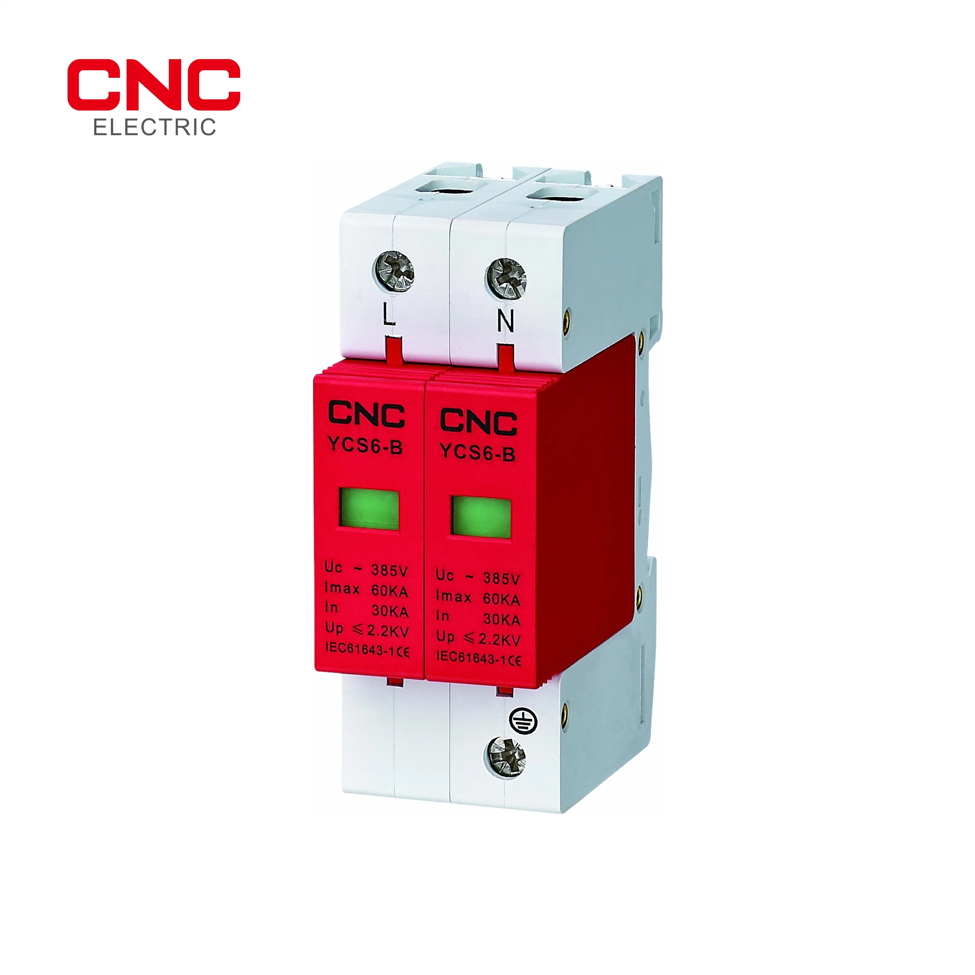 Ycs CNC6-B 2p de la serie de dispositivos de protección contra sobretensiones