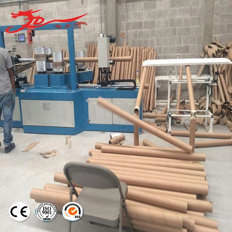 China Shilong Manufacturer CE Certificate Toilet Tissue Paper Core Tube Forming Making Machine