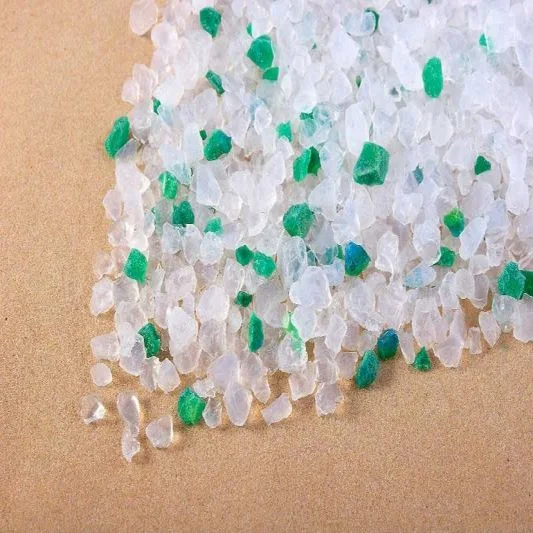 Kristall transparent bunt OEM / ODM kein Verklumpen starke Wasseraufnahme Silica Gel Cat Pet Sands Wurf