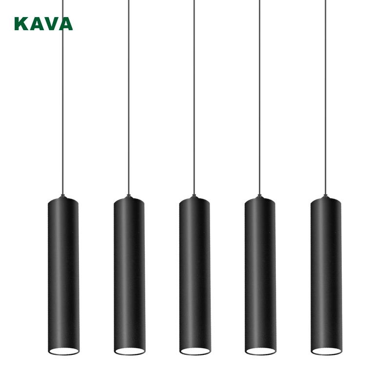 LED Tracking Light Aluminum Modern Design Black Pendant Light