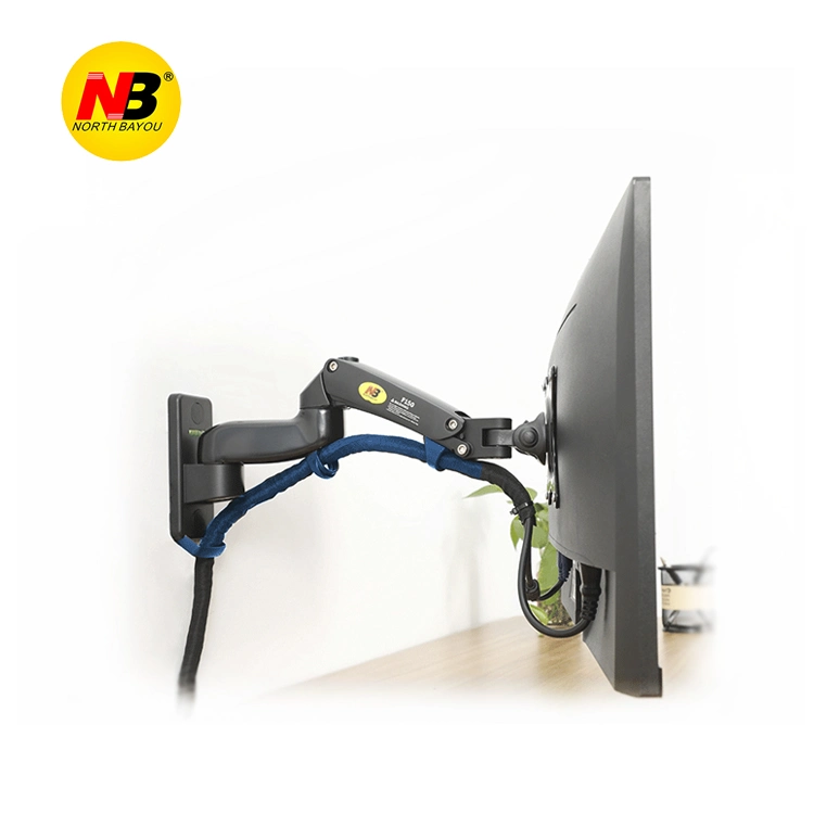 to Vietnam New Nb F150 17"-35" Aluminum Alloy Full Motion Gas Spring Wall Mount 360&deg; Monitor Holder Gas Spring Arm TV Monitor Wall Bracket Loading 2-10 Kg