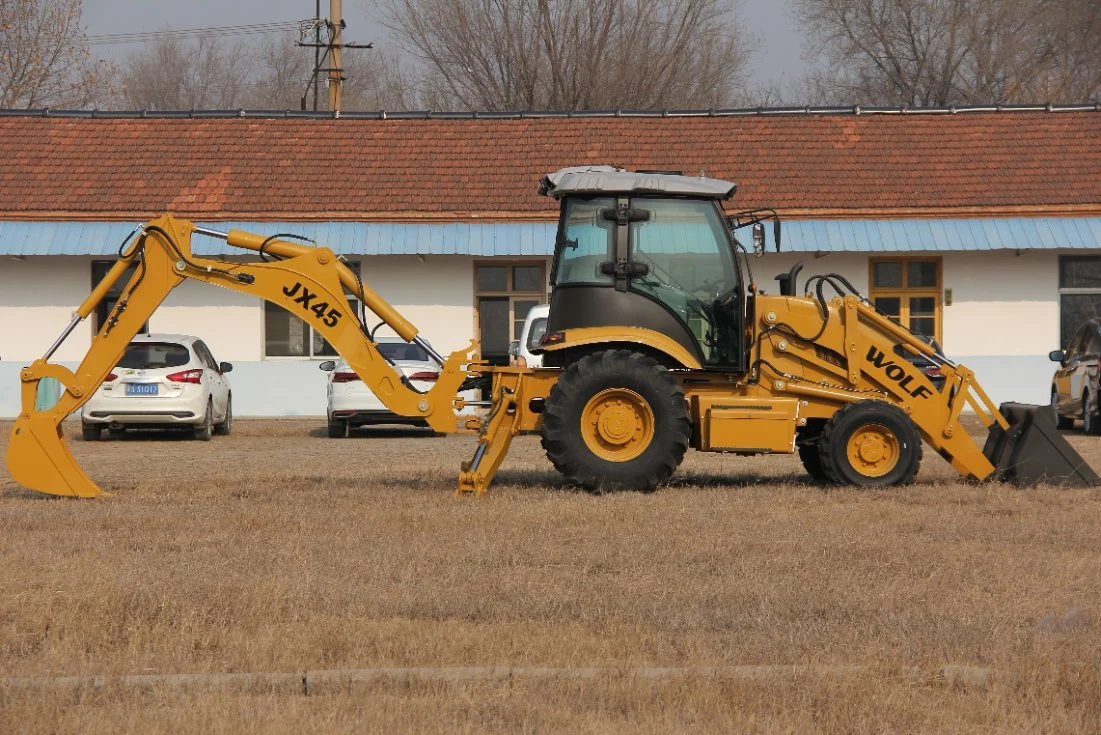 High quality/High cost performance Jx45 Backhoe Wheel Loaders for Europe/Africa/South America