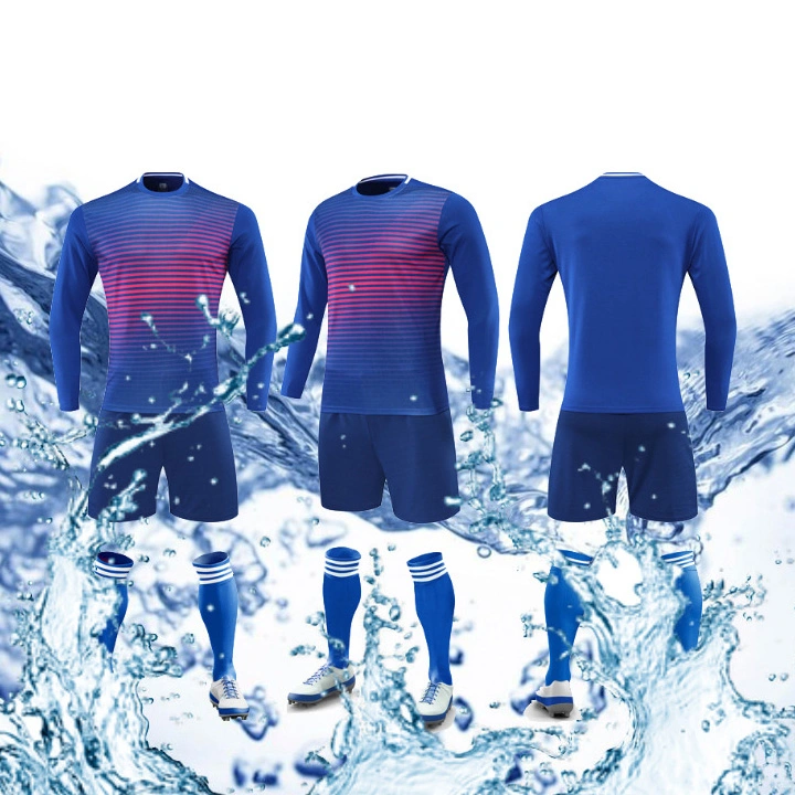 Custom Cheap Quick Dry Long Sleeve Goalkeeper Soccer Uniform Sets Football Soccer Jersey