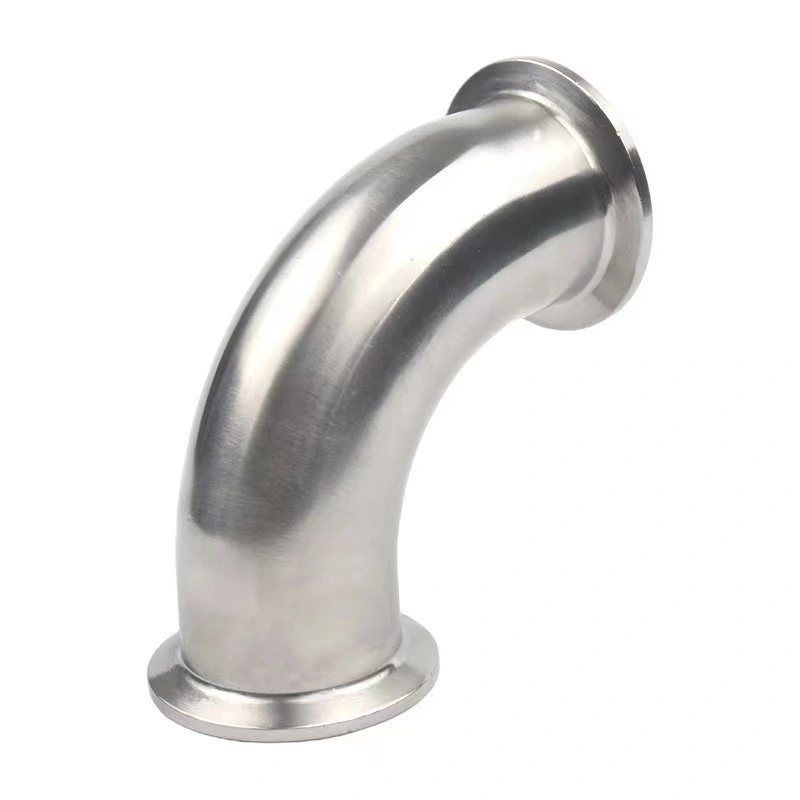 Bstv Sanitary Stainless Steel 90 Degree Clamped Elbow