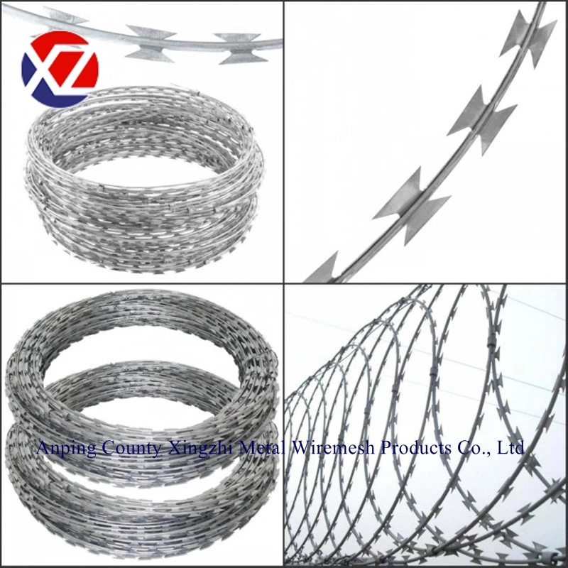 Heavy Zinc Coating Razor Barbed Wire (ISO&SGS certificate)