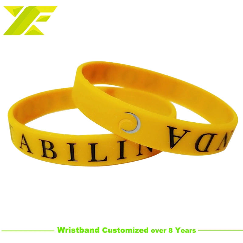 Custom Printing NBA Jordan Snap Bracelet Silicone Wristband Bracelet Hand Band Vote Promotional Gifts