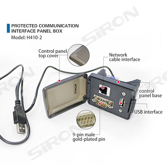 Siron H410 USB Fast Charger Network Interface Wall Socket, Wall Outlet, Power Socket, Electrical Socket